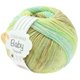 Lana Grossa COOL WOOL Baby Dégradé | 516-amarillo delicado/menta/verde pálido/caña/caqui