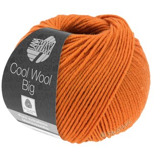 Lana Grossa COOL WOOL Big  Uni/Melange | 0970-naranja roja
