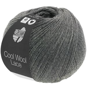 Lana Grossa COOL WOOL Lace | 26-gris oscuro
