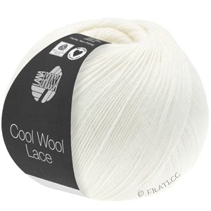 Lana Grossa COOL WOOL Lace | 28-blanco