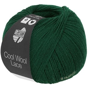 Lana Grossa COOL WOOL Lace | 42-verde oscuro