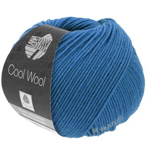 Lana Grossa COOL WOOL   Uni | 0555-azul cobalto