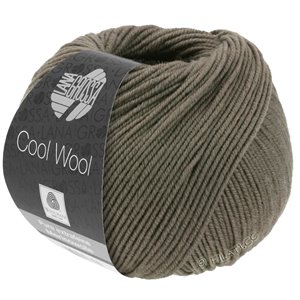 Lana Grossa COOL WOOL   Uni | 0558-gris marrón