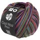 Lana Grossa COOL WOOL Print | 838-azul claro/gris verde/camello/brezo/púrpura azulado