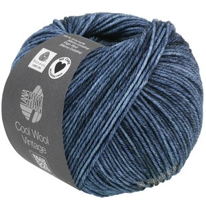 Lana Grossa COOL WOOL Vintage | 7366-azul oscuroro