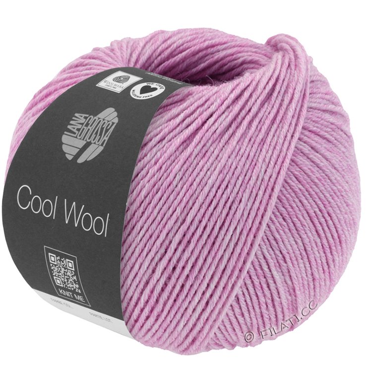 Lana Grossa COOL WOOL Mélange (We Care) | 1401-lila mezcla