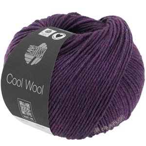 Lana Grossa COOL WOOL Mélange (We Care) | 1403-violeta oscuro mezcla