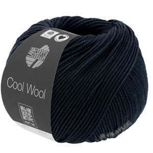 Lana Grossa COOL WOOL Mélange (We Care) | 1430-azul negro mezcla