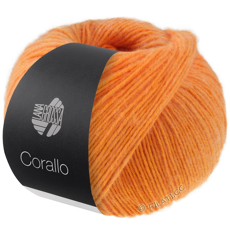Lana Grossa CORALLO 100g | 01-mandarina/naranja
