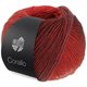 Lana Grossa CORALLO 100G | 05-rojo/gris rojo/rojo negro