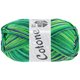 Lana Grossa COTONE Print/Spray/Mouliné | 311-esmeralda/verde claro/octanaje/real
