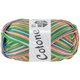 Lana Grossa COTONE Print/Spray/Mouliné | 361-rosa vieja/brezo/azul turquesa/verde/grège