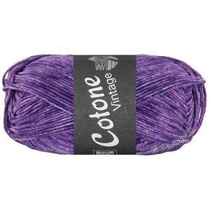 Lana Grossa COTONE Vintage | 266-azul violeta/rojo violeta/rosa mezcla