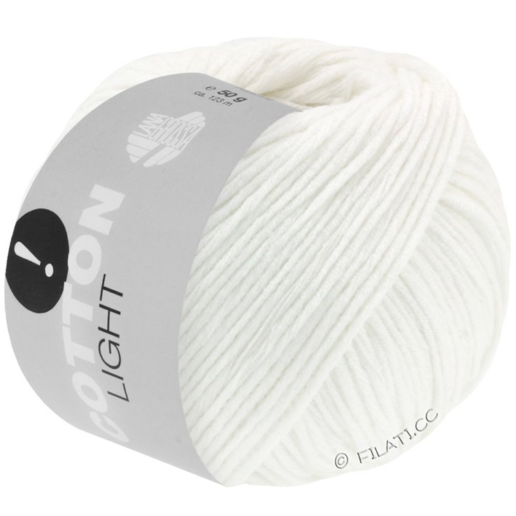 Lana Grossa COTTON LIGHT | 01-blanco
