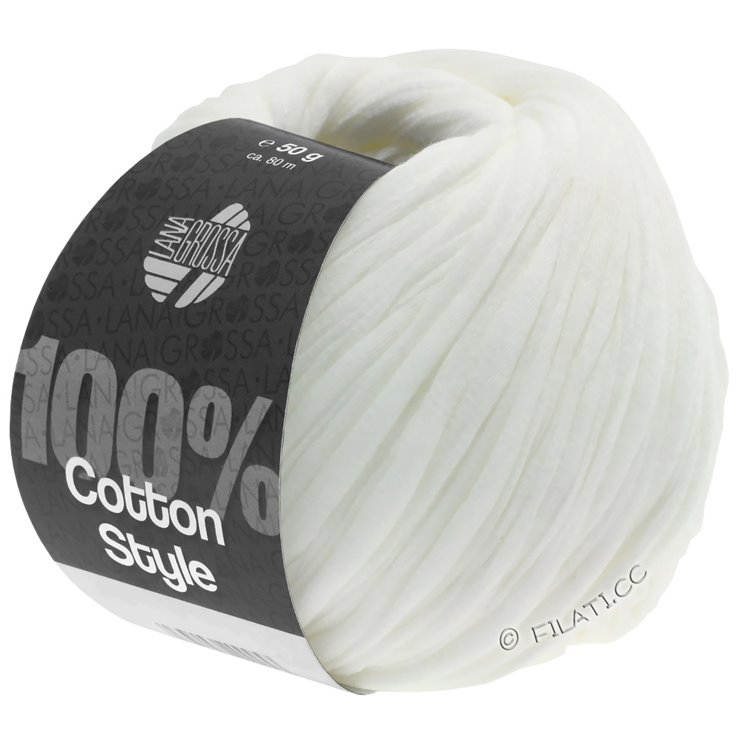 Lana Grossa COTTON STYLE | 01-blanco