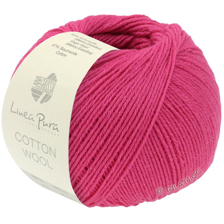 Lana Grossa COTTON WOOL (Linea Pura) | 02-fucsia