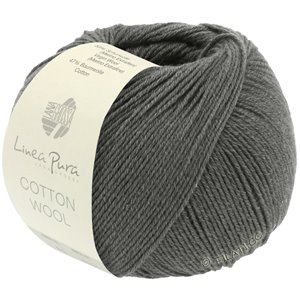 Lana Grossa COTTON WOOL (Linea Pura) | 07-gris oscuro