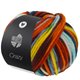 Lana Grossa CRAZY | 09-menta/turquesa/azul octanaje/naranja/ciruela