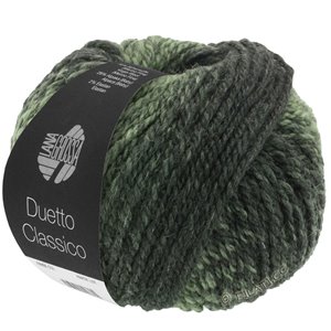 Lana Grossa DUETTO CLASSICO | 08-verde reseda/verde musgo/verde negro