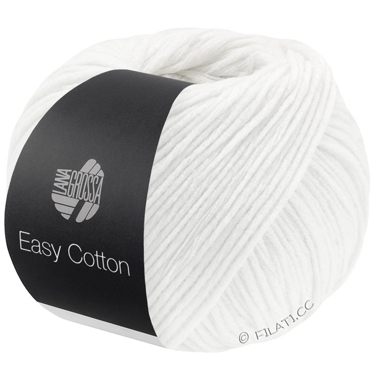 Lana Grossa EASY COTTON | 01-blanco