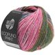 Lana Grossa ECOPUNO Print | 202-octanaje/rosa vívida/naranja/verde oscuro/gris verde