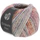 Lana Grossa ECOPUNO Print | 605-beige claro/turquesa/octanaje/berenjena/vino tinto