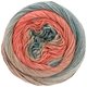 Lana Grossa ELASTICO Dégradé | 715-coral/gris azulado/palo de rosa/beige rojo