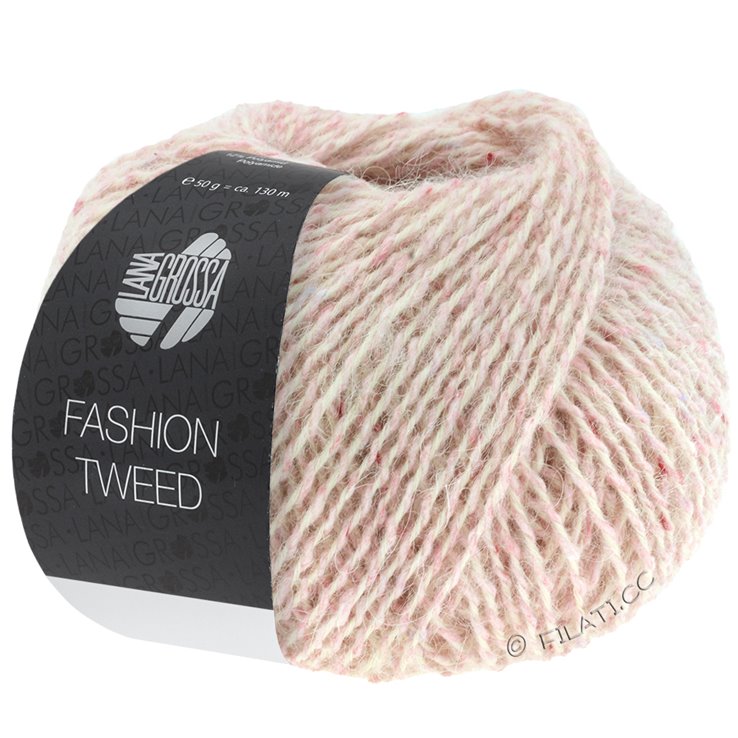 Lana Grossa FASHION TWEED | 01-rosa mezcla