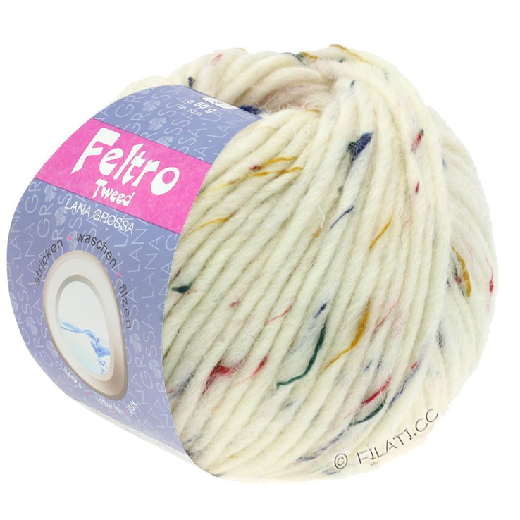 Lana Grossa FELTRO Tweed | 651-color crudo
