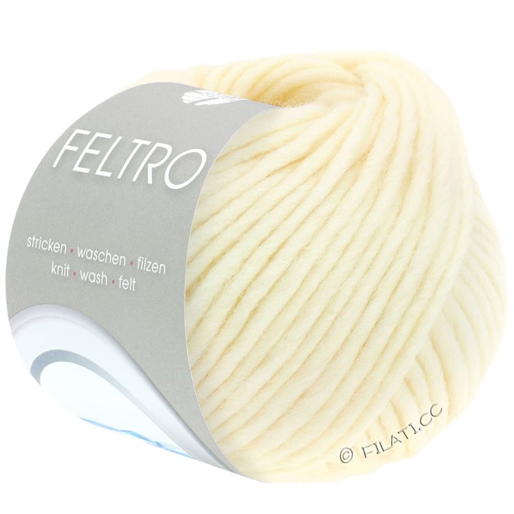 Lana Grossa FELTRO | 001-color crudo