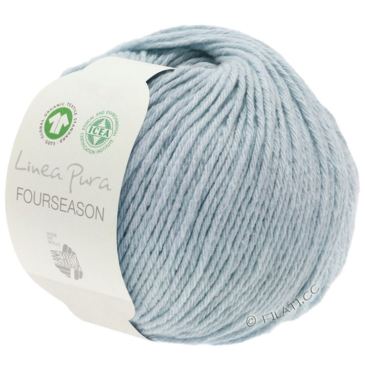 Lana Grossa FOURSEASON (Linea Pura) | 01-azul claro