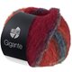 Lana Grossa GIGANTE | 18-octanaje oscuro/gris oscuro/gris ratón/rojo oriente/rojo tomate
