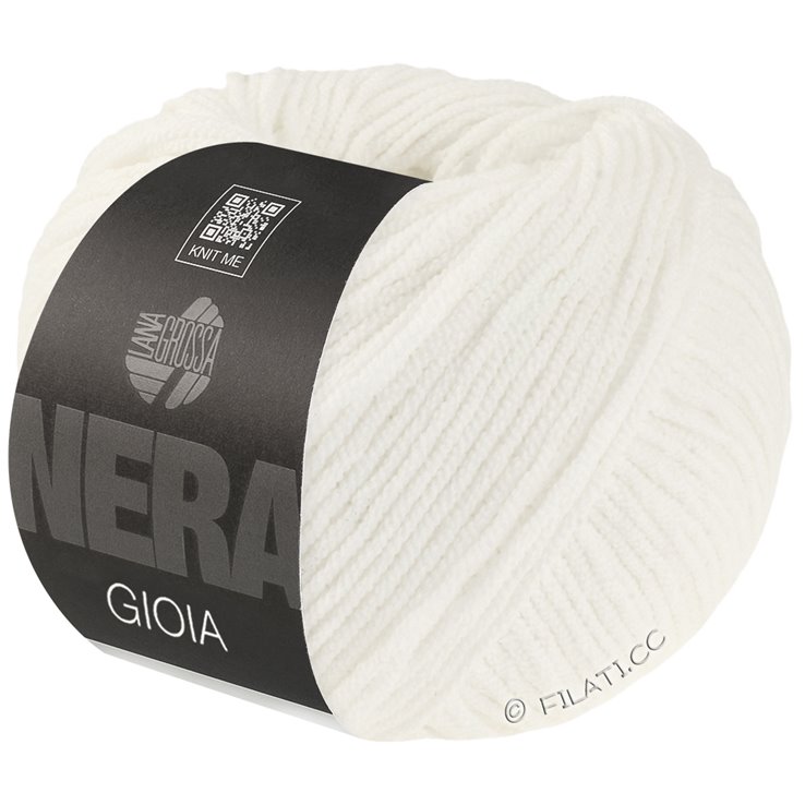 Lana Grossa GIOIA (Nera) | 01-blanco