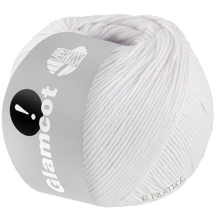 Lana Grossa GLAMCOT | 01-blanco