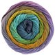 Lana Grossa GOMITOLO ALOHA | 303-ocre/zarzamora/umber/berenjena/jade/turquesa/verde