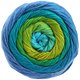 Lana Grossa GOMITOLO ALOHA | 304-turquesa/azul/esmeralda/manzana verde/amarillo oliva/azul celeste