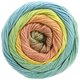 Lana Grossa GOMITOLO ALOHA | 305-amarillo/naranja/salmón/verde claro/verde azulado/arena/marrón claro
