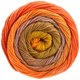 Lana Grossa GOMITOLO ALOHA | 306-amarillo naranja/naranja roja/marrón oro/palo de rosa/color de nogal