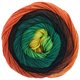 Lana Grossa GOMITOLO ALOHA | 311-naranja/rojo/rojo negro/negro/octanaje/verde oscuro/verde/amarillo