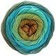 Lana Grossa GOMITOLO ALOHA | 313-marrón canela/caqui/verde turquesa/azul turquesa/azul celeste/octanaje