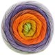 Lana Grossa GOMITOLO ALOHA | 316-amarillo yema/curry/naranja/violeta/gris púrpura/canela/verde amarillento