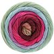 Lana Grossa GOMITOLO ALOHA | 320-rosa vívida/burdeos/verde blanco/azul claro/canela/marrone rosato