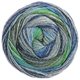 Lana Grossa GOMITOLO BENE | 754-verde/gris/azul medio/jeans/azul oscuroro