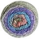 Lana Grossa GOMITOLO COLLINA | 1022-gris claro/gris púrpura/violeta/turquesa/rosa