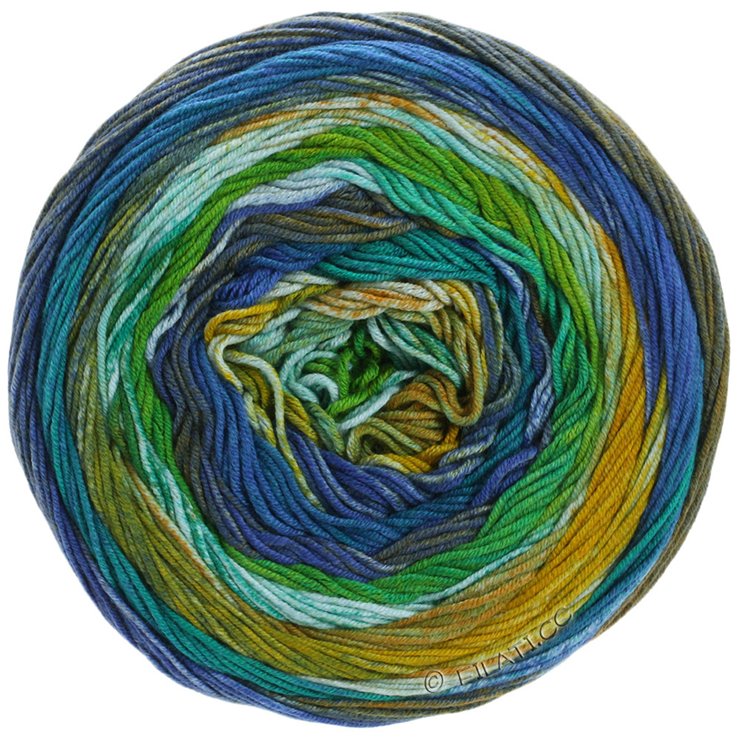 Lana Grossa GOMITOLO DENIM INCA | 151-caqui/turquesa/esmeralda/azul claro/verde amarillento/jade/tinta/octanaje/amarillo mostaza