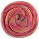 Lana Grossa GOMITOLO GALA | 4032-gris púrpura/rosa vívida/rojo tomate/amarillo naranja