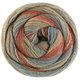 Lana Grossa GOMITOLO GALA | 4033-rojo herrumbre/gris rojo/turquesa/gris turquesa/taupe