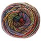 Lana Grossa GOMITOLO MEZZO | 129-naranja/herrumbre/marrón rojo/azul noche/azul violeta/gris violeta