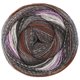 Lana Grossa GOMITOLO MODO | 627-gris oscuro/violeta/gris medio/gris claro/color crudo/marrón oscuro/gris marrón/antracita
