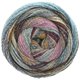 Lana Grossa GOMITOLO MOLTO | 610-naranja/gris claro/gris oscuro/azul violeta/rosa vívida/jeans